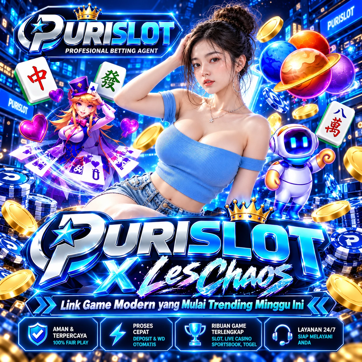 PURISLOT X LesChaos Link Game Modern yang Mulai Trending Minggu Ini